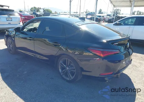 2024 Acura Integra A-Spec Technology Package из США, поврежденный, VIN 19UDE4G74RA007748